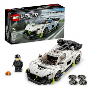 LEGO Speed Champions Koenigsegg Jesko 76900 White Racing Car Building Set @ Walmart