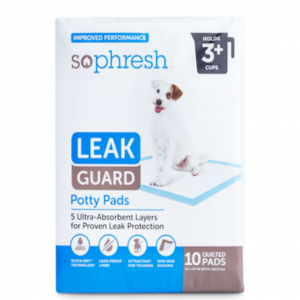 So Phresh 大号防漏绗缝便盆垫，10 片装