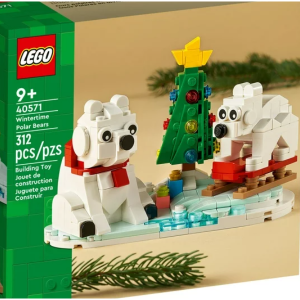 $20.6 off LEGO Wintertime Polar Bears 40571 Christmas Décor Building Kit, Polar Bear Gift @Walmart