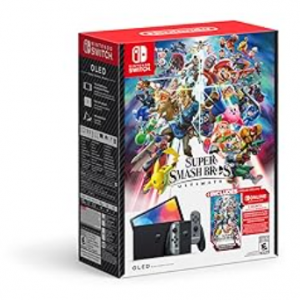 Amazon - Nintendo Switch™ 《任天堂明星大乱斗：特别版》捆绑包，现价$349.99 