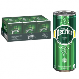 Perrier Sparkling Water, 11.15 Fl Oz Cans (Pack of 24) @ Amazon