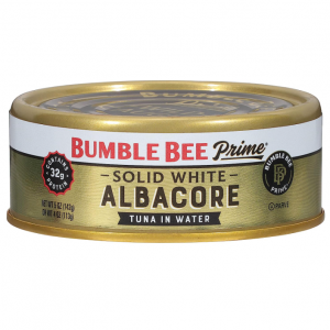 BUMBLE BEE Prime Fillet Solid White Albacore Tuna in Water, 5 Ounce Cans (Pack of 12) @ Amazon
