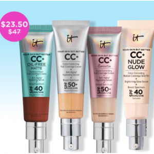 Cyber Monday: 50% Off CC+ Cream @ IT Cosmetics 