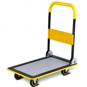 Costway 330lbs Folding Platform Cart Dolly Push Hand Truck Moving Warehouse Foldable $49.9 shipped