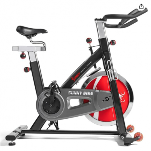 Sunny Health & Fitness 室內健身車動感單車 @ Amazon，49磅阻力