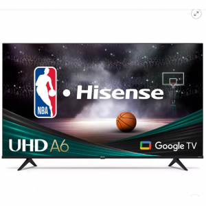Target - Hisense 50" 4K UHD智能电视，支持Google TV - 50A6H4 ，直降$100