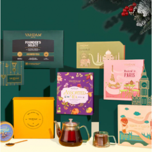 Cyber Monday Sale: Flat 40% Off + Up to 2 Free Gifts @ Vahdam Teas