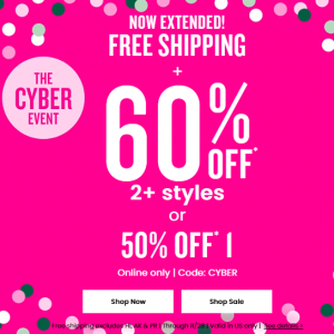 LOFT Cyber Monday Sale - 60% Off 2+ Styles, 50% Off 1 