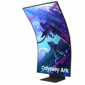 Samsung - Samsung Odyssey Ark 55吋 4K Quantum Mini-LED 曲麵顯示器，直降$1000 