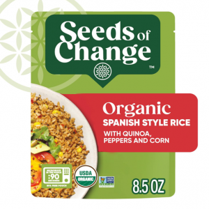 SEEDS OF CHANGE 有機西班牙即食米飯 8.5 oz 12包 @ Amazon