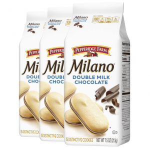 Pepperidge Farm Milano Cookies, Double Milk Chocolate, 7.5 Ounce (Pack of 3) @ Amazon