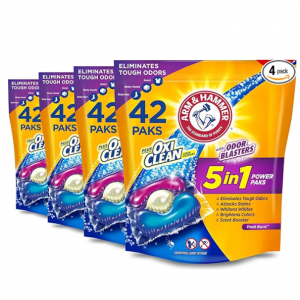 Arm & Hammer Plus Odor Blasters 5in1 42ct (4x42ct), 168 Count @ Amazon