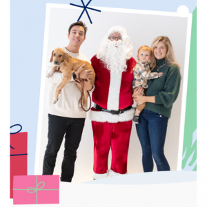 Celebrate the season with a FREE photo of you and your pet on Saturday, December 2 from 1–3 pm