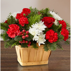 圣诞花篮