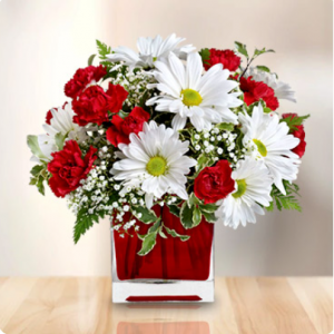 Red And White Delight 红白花束