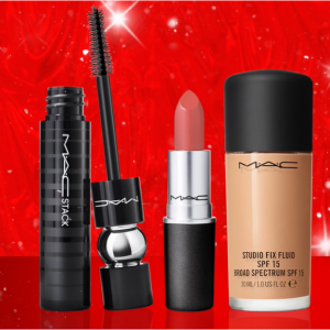 MAC Cosmetics UK官网全场美妆护肤热卖 收圣诞限定套装子弹头唇膏聚光瓶粉底等
