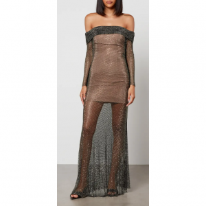 Self-Portrait 水钻镶嵌连衣裙