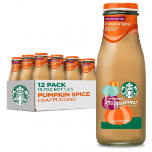 Starbucks 星巴克 南瓜口味星冰乐 13.7oz 12瓶 @ Amazon