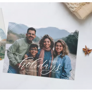 50% off 25 5''x7'' single- or double-sided flat 12 pt. custom cards or invitations @Groupon