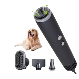 Pet Marvel Dog Dryer for Grooming - 3 Nozzles Portable Handheld Dog Hair Dryer for Large Dogs