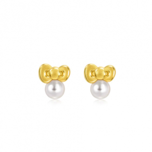Chow Sang Sang Sanrio characters 「Hello Kitty」足金耳環
