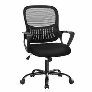 SMUG Office Computer Desk Chair, Ergonomic Mid-Back Mesh Rolling Work Swivel Task Chairs @ Amazon