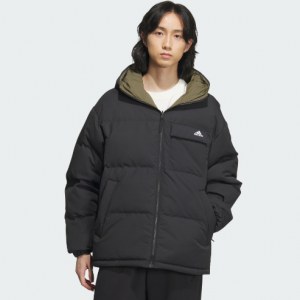 adidas REVERSIBLE DOWN JACKET 双面穿运动休闲570蓬鸭绒羽绒服