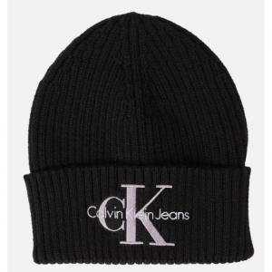 Calvin Klein Jeans Monogrammed Wool-Blend Beanie
