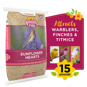 Audubon Park Sunflower Hearts Wild Bird Food, Dry, 15 lbs. @ Walmart