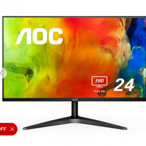 Staples - AOC 24B1H 24" LCD 顯示屏，直降$30