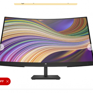 $90 off HP V27c G5 27" Curved LCD Monitor, Black @Staples