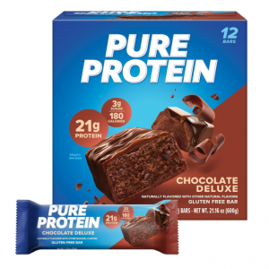 Pure Protein Bars, High Protein, Chocolate Deluxe, 1.76 oz., 12 Count(Pack of 1) @ Amazon