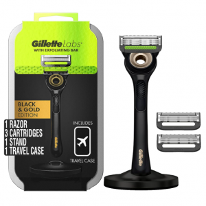 Gillette Labs Razor for Men with Exfoliating Bar Gold Edition @ Amazon