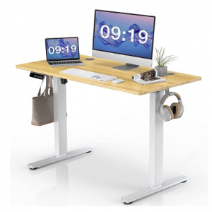 SMUG Standing Desk, 48 x 24 in Electric Height Adjustable Computer Desk @ Amazon