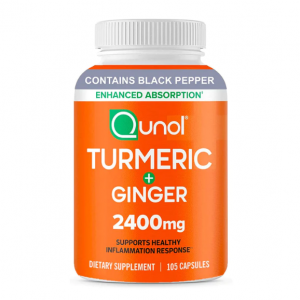 Qunol 姜黄素含黑胡椒和生姜 2400mg 105粒