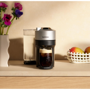 Nespresso Vertuo Pop+ Deluxe Coffee and Espresso Machine by De'Longhi, Silver @ Amazon