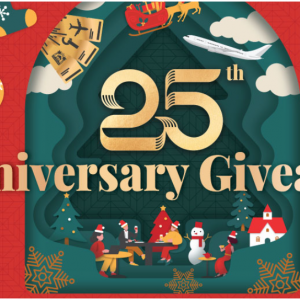  25th anniversary - over 1,000 prizes to lucky Smart Traveller members @Aerotel