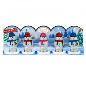 Lindt 雪人牛奶巧克力 1.7oz 5顆裝