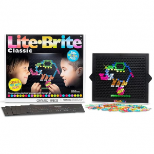 Lite-Brite Classic, Favorite Retro Toy - Create Art with Light, STEM, Educational Learning 