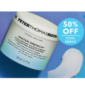 $80 Mega-Size Water Drench Hyaluronic Cloud Cream Hydrating Moisturizer 150ml @ Peter Thomas Roth