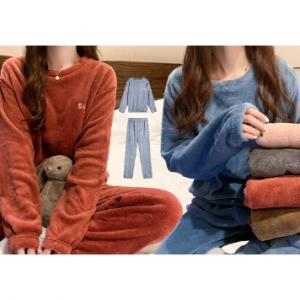 クーポンで1,790円！とろけるような着心地。もこもこ温活ルームウェア！上下セット