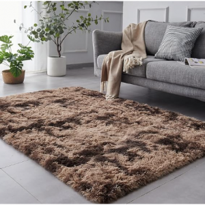 TABAYON 高绒毛柔软地毯促销 5x7 两色可选 @ Amazon