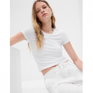 Gap Mini Rib 短款T恤