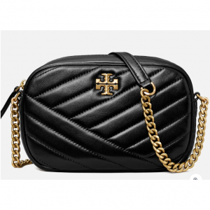 Tory Burch Kira 黑色真皮链条包