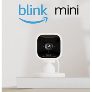 Amazon - Amazon Blink Mini 1080p 緊湊型室內安防攝像頭 4件，5.4折