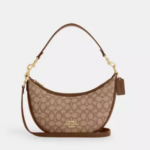 Coach Aria Shoulder Bag In Signature Jacquard
