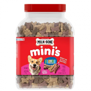 Milk-Bone Flavor Snacks Dog Biscuits, Mini Crunchy Dog Treats, 36 Ounce @ Amazon