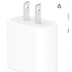 Amazon - Apple 20W USB-C 電源適配器 - iPhone 充電器，7.6折