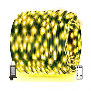 orahon 超长800颗LED 300英尺 直插式 防水节日灯带 @ Amazon