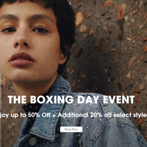 The Boxing Day Event - Up to 50% Off + Additional 20% Off Select Styles @ Maje CA